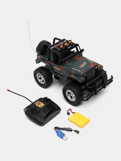 Радиоуправляемый автомобиль Off-Road Extreme Jeep 1:16, со светом и звуком 