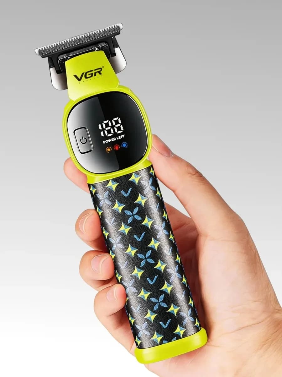 Professional trimmer VGR V-185, 6500 rpm, 220 daqiqa ishlash, keramik pichoqlar  — 6
